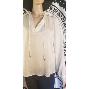 H&M Faux Silk Blouse